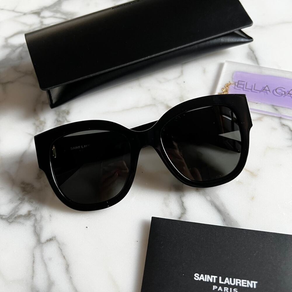 Saint Laurent Black Sunglasses - Picture 4 of 10